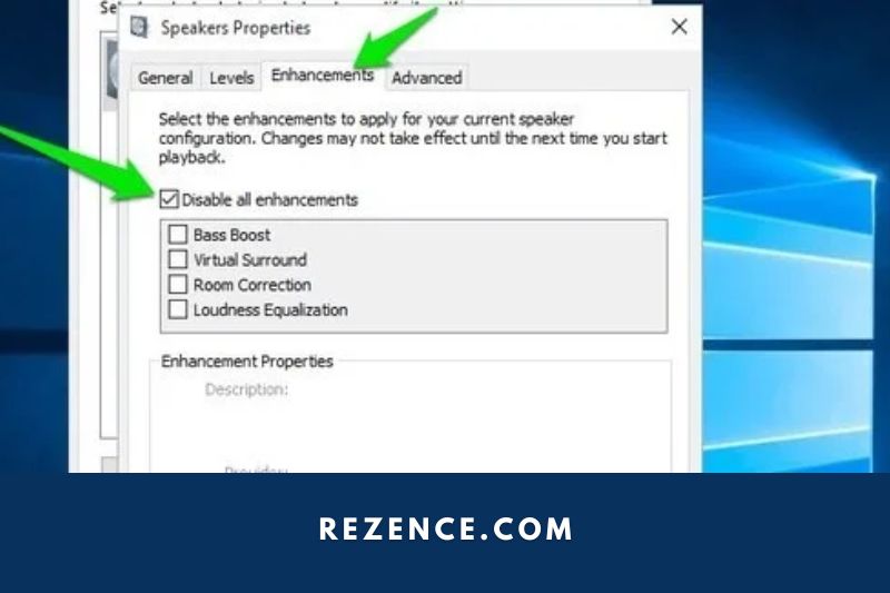 Right-click on the Speaker icon in the lower-right corner of your taskbar and select Properties. Choose Troubleshoot Sound Issues.